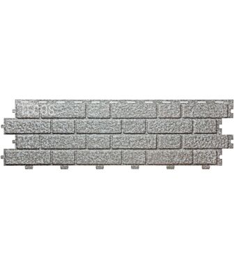 Фасадные панели (Цокольный Сайдинг) Tecos BRICKWORK Silver Melange